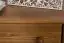 Schoenenkast 004 massief grenen , vol hout, , kleur eikenhout - afmetingen 98 x 72 x 29 cm (h x b x d)
