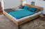 Futonbed / massief houten bed Wooden Nature 03 geolied kernbeuken - ligvlak 200 x 200 cm (b x l) 