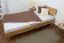 Futonbed / massief houten bed Wooden Nature 01 eikenhout geolied - ligvlak 120 x 200 cm (B x L) 