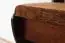 Hoekbank massief grenen, kleur: walnoten Junco 244 - Afmetingen: 85 x 110 x 150 cm (H x B x L)