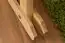 Baby wieg massief grenenhout, naturel 104, incl. lattenbodem - 60 x 120 cm (B x L)