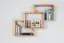 wandrek / hangplank massief grenen kleur: elzenhout Junco 289 - 66 x 88 x 20 cm (H x B x D)