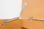 Kist / zitkast massief grenen kleur: elzenhout 180 - 50 x 120 x 48 cm (h x b x d), zitkist