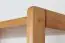 rek / open kast massief grenen kleur elzenhout Junco 55C - afmetingen 162 x 60 x 30 cm (h x b x d)