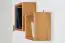 wandrek / hangkubus massief grenen kleur: elzenhout Junco 283C - Afmetingen 20 x 20 x 12 cm
