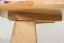 Salontafel massief grenen,, naturel 005 - Afmetingen 60 x 65 x 65 cm (H x B x D)