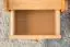 Nachtkastje massief grenen, kleur elzenhout Junco 132 - Afmetingen: 45 x 34 x 29 cm (H x B x D)