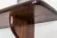 Hangplank / wandrek massief grenen , vol hout, kleur walnoten 005 - Afmetingen 24 x 100 x 20 cm (H x B x D)