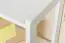 rek / open kast massief grenen, wit gelakt Junco 57D - 86 x 50 x 30 cm (h x b x d)