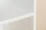 open kast massief grenen, wit gelakt Junco 52C - Afmetingen 120 x 60 x 42 cm