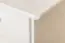 Bureau massief grenen, wit Junco 190 - Afmetingen 75 x 110 x 55 cm