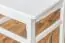 Stoel massief grenen massief hout wit gelakt Junco 246- Afmetingen 95 x 44 x 49 cm