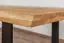Eettafel Wooden Nature 413 massief geolied eiken, tafelblad rustiek - 160 x 90 cm (B x D)