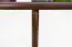 Hangplank / wandrek massief grenen , vol hout, kleur walnotenhout 020 - Afmetingen 24 x 40 x 20 cm (H x B x D)