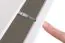 Set van 2 hangkasten Kongsvinger 119, kleur: eiken Wotan / grijs hoogglans - Afmetingen: 110 x 130 x 30 cm (H x B x D), met push-to-open functie