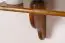 Hangplank / wandrek massief grenen , vol hout, kleur eiken 005 - Afmetingen 24 x 100 x 20 cm (H x B x D)