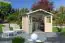 Chalet / tuinhuis OPL 2530 - 28 mm blokhut profielplanken, grondoppervlakte: 7,39 m², zadel dak