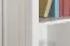 open kast / boekenkast Milo 12, kleur: wit, massief grenen, - afmetingen: 187 x 50 x 42 cm (h x b x d)