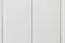 Nachtkastje Milo 18, kleur: wit, massief grenen, - afmetingen: 52 x 41 x 36 cm (h x b x d)