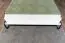 Verticaal opklapbed / opklapbaar bed Namsan 03, kleur: mat wit / zwart mat - ligvlak: 140 x 200 cm (B x L)