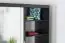 Schiebetürenschrank / Kleiderschrank Bisaurin 6D mit Spiegel, Farbe: Schwarz - Abmessungen: 200 x 250 x 62 cm ( H x B x T)