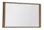 Spiegel Fazenda 17, kleur: donkerbruin, eik - 67 x 115 x 5 cm (h x b x d)
