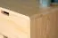 Ladekast /dressoir Aurornis 40 massief grenen natuur - Afmetingen: 84 x 142 x 40 cm (H x B x D)