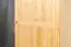 kledingkast massief grenen,  natuur Junco 16 - Afmetingen 195 x 65 x 59 cm (H x B x D)