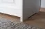 Nachtkastje massief grenen massief hout wit gelakt Junco 131 - Afmetingen 65 x 40 x 35 cm (H x B x D)