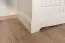 Ladekast / dressoir Gyronde 04, massief grenen, kleur: wit/eiken - 85 x 167 x 45 cm (H x B x D)