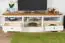 TV-onderkast Gyronde 10, massief grenen, kleur: wit/eiken - 53 x 167 x 53 cm (H x B x D)