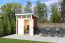 Berging / tuinhuis G266 Zweeds rood - 28 mm blokhut profielplanken, grondoppervlakte: 4,75 m², lessenaarsdak