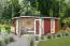 tuinhuis G14 Zweeds rood incl. vloer - 40 mm, grondoppervlakte: 12,54 m², tentdak