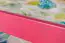 Hoogslaper 90 x 200 cm voor volwassenen, "Easy Premium Line" K22/n, massief beuken roze gelakt, deelbaar