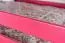 Hoogslaper 90 x 200 cm, "Easy Premium Line" K22/n, massief beuken roze gelakt, deelbaar