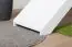Wit hoogslaper met glijbaan 90 x 200 cm, massief beukenhout wit gelakt, ombouwbaar, "Easy Premium Line" K30/n
