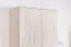 Draaideurkast / kledingkast Sidonia 05, kleur: eiken wit - 200 x 82 x 53 cm (H x B x D)