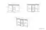 Dressoir / sideboard kast Glostrup 07, kleur: eiken - afmetingen: 94 x 138 x 40 cm (H x B x D), met 2 deuren, 4 laden en 4 vakken