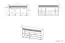 Sideboard kast / dressoir Glostrup 10 , kleur: eiken - afmetingen: 70 x 138 x 40 cm (H x B x D), met 3 deuren en 4 vakken