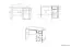 Kinderkamer - Bureau Egvad 18, kleur: wit / beuken - Afmetingen: 79 x 117 x 51 cm (H x B x D), met 1 deur, 1 lade en 2 vakken