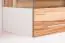Hangkast "Tinlot" 10, wit / kleur walnoot - Afmetingen: 55 x 130 x 35 cm (H x B x D)
