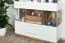 dressoir /highboard kast "Tinlot" 05, wit / kleur walnoot - Afmetingen: 108 x 135 x 40 cm (H x B x D)