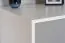 Jeugdkamer / tienerkamer - ladekast / commode Syrina 17, kleur: wit / grijs - afmetingen: 96 x 54 x 45 cm (h x b x d)
