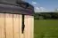 Hottub 01 gemaakt van thermohout met LED-verlichting, thermo deksel, combinatie massagejets, zandfilter, houten box en thermische isolatie, kuip: wit, binnendiameter: 180 cm