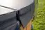 Hottub 01 van thermohout met LED-verlichting, thermo deksel, combinatie massagejets, zandfilter, houten box, UV-lamp en thermische isolatie, kuip: antraciet, binnendiameter: 180 cm