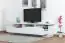 TV-onderkast Patamea 03, kleur: wit hoogglans - 48 x 180 x 50 cm (h x b x d)