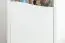 Vitrinekast Patamea 01, kleur: wit hoogglans - 185 x 65 x 40 cm (h x b x d)