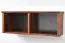 wandrek / hangplank massief grenen massief houtnoten kleuren Junco 334 - 30 x 80 x 24 cm (H x B x D)