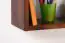 wandrek / hangplank /kubus massief grenen kleur walnoten Junco 291A - 40 x 40 x 20 cm (H x B x D)