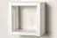 wandrek / hangkubus massief grenen wit gelakt Junco 283C - Afmetingen 20 x 20 x 12 cm